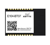 4P BLE5.1 2.4G Bluetooth Vers Série Port Module E104-BT07 8dbm PCB Antenne Maître Esclave Basse Puissance Beacon/iBeacon Broadcast Commutation Mac Adresse