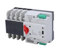 4P Dual Power Automatic Transfer Switch Uninterrupted Toggle Controller for Home Appliance AC230V Coil 63A