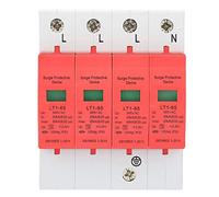 4P House Parasurtenseur Parafoudre Triphasé à Basse Tension Parafoudre à Réponse Rapide Connexion Triphasée à Quatre Fils pour la Protection Contre la Foudre