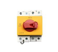 4P PV DC 1000V 32A Din Rail Solaire Poignée Rotative Isolateur Commutateur Rotatif Sectionneur for Solaire Interrupteur automatique (Size : 1000V)