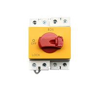 4P PV DC 1000V 32A Rail Solaire Poignée Rotative Isolateur Commutateur Rotatif Sectionneur for Solaire Interrupteur automatique (Size : 600V)