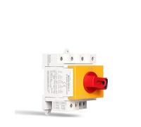 4P PV Solar DC Isolator Switch 1000V 32A Din Rail Rotary Switch Disconnector for Solar Rotating Handle EKD6-DB32-4 MQXFCZUX
