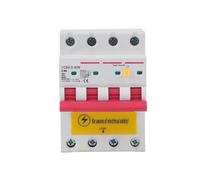 4P Residual Current Circuit Breaker With Over Current And Leakage Protection 230V RCBO MCB 30mA 6-80A NWPNLXEA(25A)
