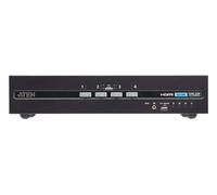 4P USB HDMI Dual Display PP4 Secure KVM Switch with CAC