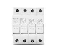 4P WITHOUT LED 1100V DC Fuse Holder 10 * 38mm Solar PV TOPV-32X Base Photovoltaic System Protection Protector CZMDKEXM