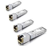 4pack, 10GBASE-T SFP+ Transceiver 80 mètres,SFP+ vers RJ45,10G SFP+ vers Module Ethernet Compatible avec Cisco SFP-10G-T-S,MA-SFP-10GB-T,Ubiquiti UniFi UF-RJ45-10G,Mikrotik S+RJ10,Netgear AXM765...