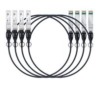 4pack Câble SFP+ DAC 10Gb/s, 1m (3,3ft), câble SFP+ 10GBASE Cu passif à Paire torsadée directe en cuivre pour Cisco SFP-H10GB-CU1M,Ubiquiti,Netgear et autres commutateurs ouverts et cartes réseau