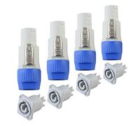 4Pack Compatible avec Neutrik Powercon Connector, Prise Nac3mpb Power Connectors Male and Female,Powercon Nac3fcb