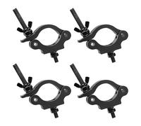 4Pack Crochet Jeux de Lumières Dj Truss Clamp 40mm-52mm Crochet de Fixation Projecteur, Porteur 100kg Pince éclairage Scene Accroche Lyre Lumiere pour Eclairage Light Dj
