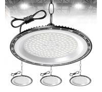 4Pack UFO High Bay Lumière 200W, 20000LM Spot High Bay Lumière Blanc Froid 6500K Projecteur LED Industriel, Étanche IP65 UFO LED Spot Intérieur pour Usine Atelier Garage