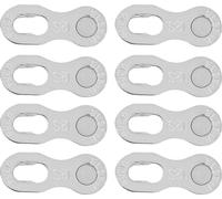 4Pair Steel Bike Bicycle 12Speed Chain Missing Link Connector Parts Cycling Accessory(silver )
