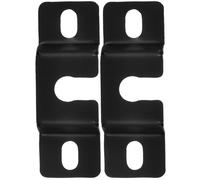 4Paires Étagère Mural Robuste Pour Barre De Son Noir