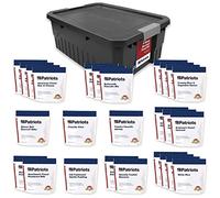 4Patriots Kit alimentaire de survie 4 semaines : alimentation d'urgence conçue pour durer 25 ans, 192 portions