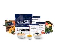 4Patriots Kit alimentaire de survie 72 heures : nourriture d'urgence résistante aux catastrophes avec une incroyable variété conçue pour durer 25 ans dans des sachets alimentaires d'urgence, 20