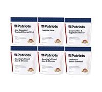 4Patriots: Kit de survie pour approvisionnement alimentaire d'urgence d'une semaine, parfait pour le camping, les aliments lyophilisés, conçu pour durer 25 ans, soyez prêt avec 42 portions de