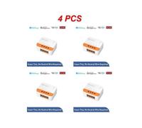 (4PC)1-10PCS SONOFF ZBMINI L2 Zigbee Switch No Neutral Wire Required Smart Home Wireless 2 Way Module Switch eWeLink APP Control