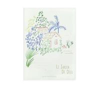 4PC-A5 Petit carnet de notes littéraire rétro ligné horizontal Motif arbres Format A5