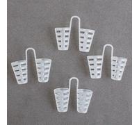 4pc Anti Ronflement Pince-Nez Respirant Facile Sommeil Bouchon Anti Ronflement Aide Dilatateurs Nasaux Dispositif Congestion Aide Sans Bandes Cônes Livraison Directe