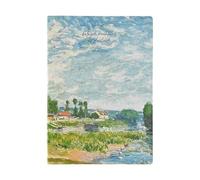 4PC-B5 Livre de peinture à l'huile littéraire Carte mentale pour étudiant Motif étang et canards