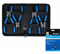4pc Circlip Pince à Circlips Interne Externe Courbé Droit Pince Set 08702