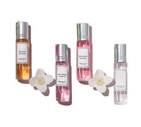 4PC Eclat De Femme Elixir De Pheromone,Parfum Pheromone Pour Femme,Roll-On Pheromone Parfume,Parfums Femme Vanille,Eau De Parfum Femme,Huile Parfumée Corps,Mini Parfume Femme (A)