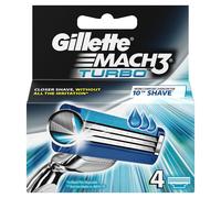 Gillette Mach3 Turbo Pack De 4lames