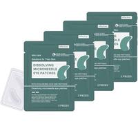 4PC Patchs Micro-aiguilles Dissolving Pour Les Yeux, Élimine Les Cernes - Réduit Les Rides Et Les Gonflements, Patch Anti Cernes Avec Acide Hyaluronique Et Peptides, Microneedle Eye Patches