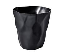 IUNSER 4PC Poubelle plissée créative, salon, chambre à coucher, bureau, seau de rangement, Style ménage intérieur, papier de grande capacité Poubelle Bureau Enfant Foot (Black, One Size)