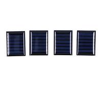 4Pcs 0.15W 3V Panneaux de Chargeur de Batterie Solaire 0.05a Mini Panneau Solaire Goutte à Goutte DIY Polysilicon Power Equipment Home Improvement Supplies for Science Projects Toy Light 40x30mm