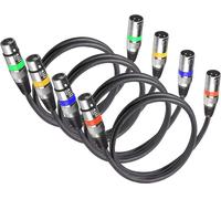 4PCS 1.2M XLR Cable Set Canon Male to Female Audio Output Input Cable KTV Audio Microphone XLR Microphone Cable