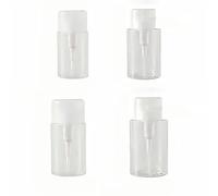 4pcs 100 ML Flacon Pompe Vide, Pompe Distributeur Eau Change Bebe, Convient pour Les Voyages, Le Démaquillant, Le Dissolvant pour Vernis à Ongles, Le Récipient de Lotion