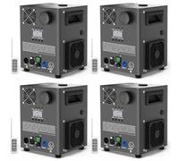 4PCS 1000W Professionnel Machines Pyrotechniques, d-mx512 & Télécommande sans fil Machine à Étincelles Froides Zéro Pollution pour Mariage Fête Scène Noël Halloween