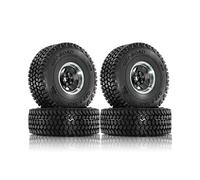 4PCS 116mm Off Road Buggy-Pneus Roues Moyeux Hexagonaux 12mm pour 1/10 RC Voiture de Course 4WD Nitro HPI/HSP/BAZOOKA// Noir