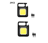 4PCS 1200LM (2.5-5hours) Mini lampe de poche LED 1500lm, porte-clés multifonctionnel, Portable, COB, lampes de Camping, chargeur USB, lampes de travail, lanterne de pêche ""Nipseyteko