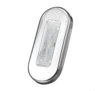 4pcs 12V LED Veilleuse Marine Étanche Acier(GREEN) | 3 puces LED 2835, pour luminosité pour ultra, durée 50k heures, économie énergie, chaleur réduite