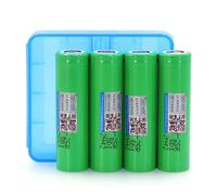 4PCS 18650 2500mAh Batterie rechargeable 3.6V INR18650 25R 20A Décharge