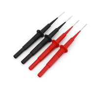 4Pcs 1mm Stainless Steel Multimeter Test Probe Pin Fit For 4mm Connector AUOQKQUT