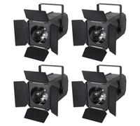 4PCS 200W Par COB Projecteur de fête dmx512 Éclairage de Scène Blanc froid/Chaud Effets d'éclairage Projecteurs pour Fête Mariage Église Disco