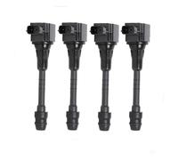 4Pcs 22448-6N015 Car Ignition Coil Compatible For Nissan Sentra 1.8L Compatible For Almera N16 Compatible For Primera P11 QG15DE QG16DE