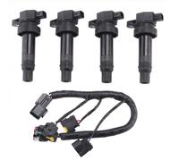 4pcs 27301-2b010 Assemblage de Bobine d'allumage avec Ligne Compatible pour IX35 IX20 I30 Soul Ceed et modèles similaires