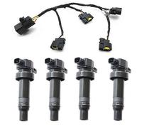 4pcs 27301-2b010 Bobine D¿Allumage Avec Ligne Compatible Avec Ix35 Ix20 I30 Soul Ceed High Percompatible Avec L¿Ensemble De Bobine