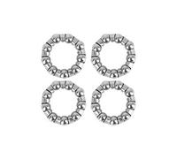 - 4pcs 29.5mm Manivelle Roulements Roue Vélo Roulement Retenue pour Vélo argent