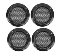 4pcs 2inch Audio Speaker Grille Protective Decorative Audio Speaker Mesh Grille (Black)