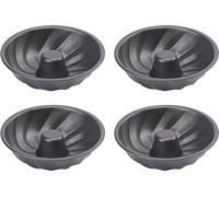 4Pcs 3 pouces Tourbillons Cannelés Mini Moule à Gâteau Antiadhésif Cannelé Moule à Gâteau Tube d'Acier au Carbone Moules à Four Avec Nouveauté Moule