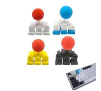 4pcs 3d Printed Keyboard Joystick,4-way Functional Joystick Keycap, Joysticks Keycap Keyboard - 3d Printed Quick Switch Cap,Easy Install Keyboards Mod Game WASD Joysticks Keycaps Key Controller(A)