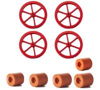 4Pcs 3D Printer Leveling Nuts and 5Pcs Ender 3 Silicone Bed Mounts/Ender 3 Silicone Bed Spacers for Ender 3 S1 Pro/Ender 3 V2/Ender 3 Max/Ender 3 Neo/Ender 5/Pro/Plus,CR10/CR10S Bed Leveling kit,