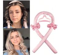 4PCS/3PCS/2PCS/Set Bandeau de boucles sans chaleur en satin pour femmes, comprend un fer à boucler avec 2 élastiques à cheveux et 1 épingle à cheveux, outils de coiffure DIY pour cheveux bouclés, rend