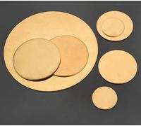 4pcs φ40mm×1.5mm H62 Laiton Rond Plaques, Plaques rondes, Plaques Circulaires