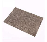 4pcs 40x30cm Placements de table de table PVC Tapis de table Tapis de cuisson de bol Coasters Table de table imperméable Table de tissu moderne anti-glissement Set De Table Plastique