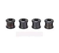 4pcs 6,5 mm Boulons à cyclisme de montagne boulons en alliage Boulages à vide à disque à disque Vis pour le vélo de montagne noir
